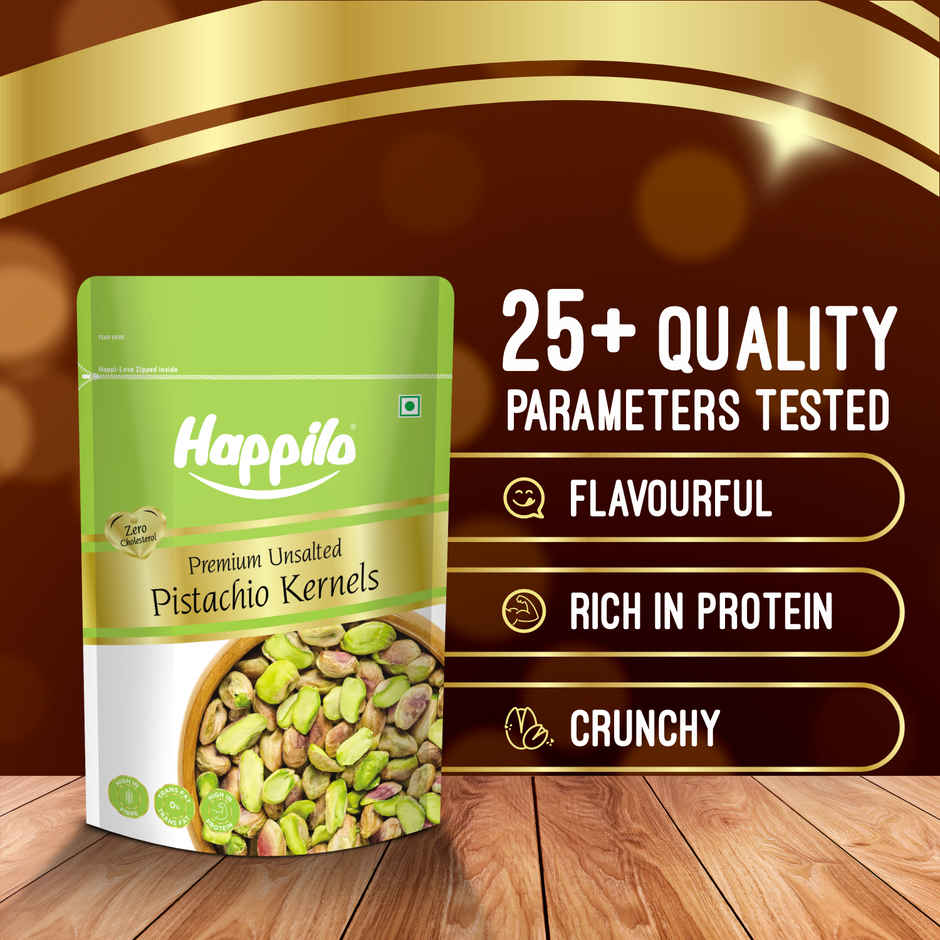 Happilo Premium Unsalted Pista Kernels|Dry Fruits