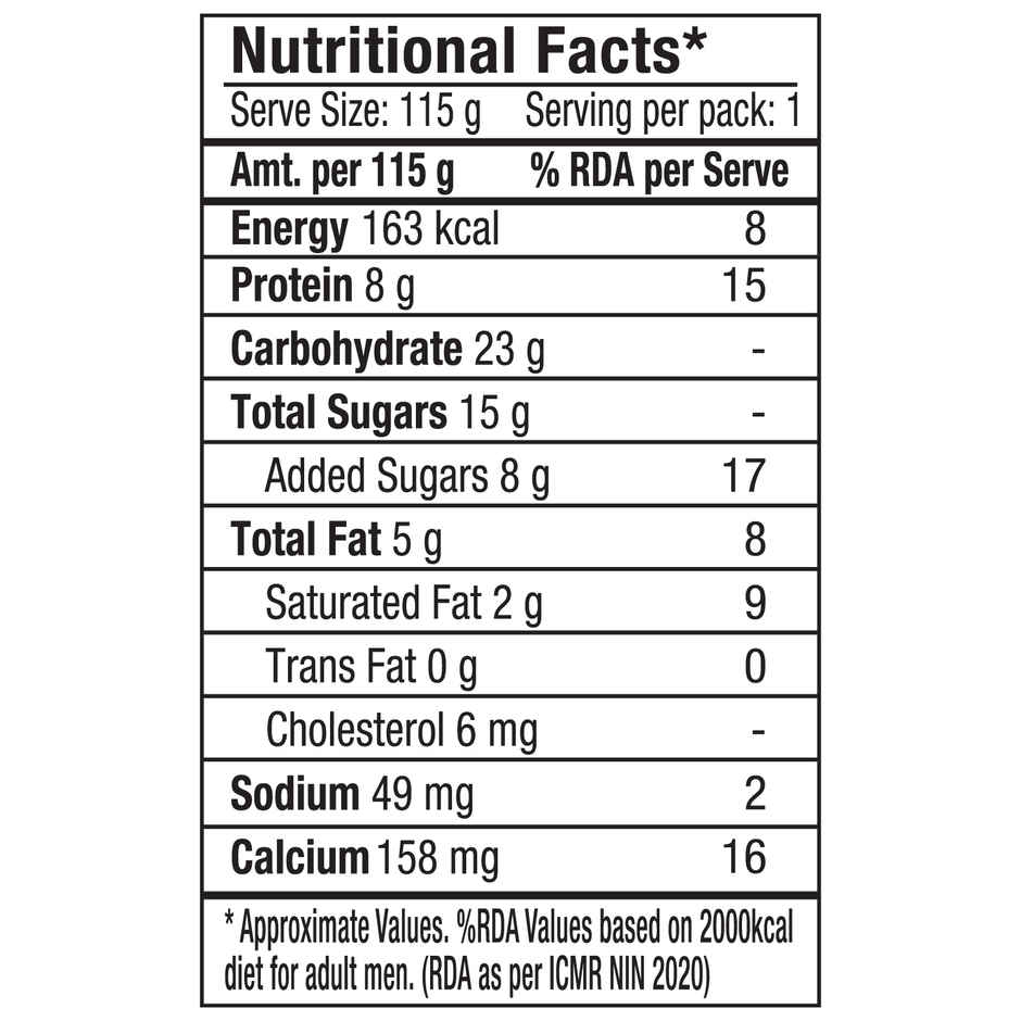 Epigamia Mango Crunch Cup - Greek Yogurt With Granola