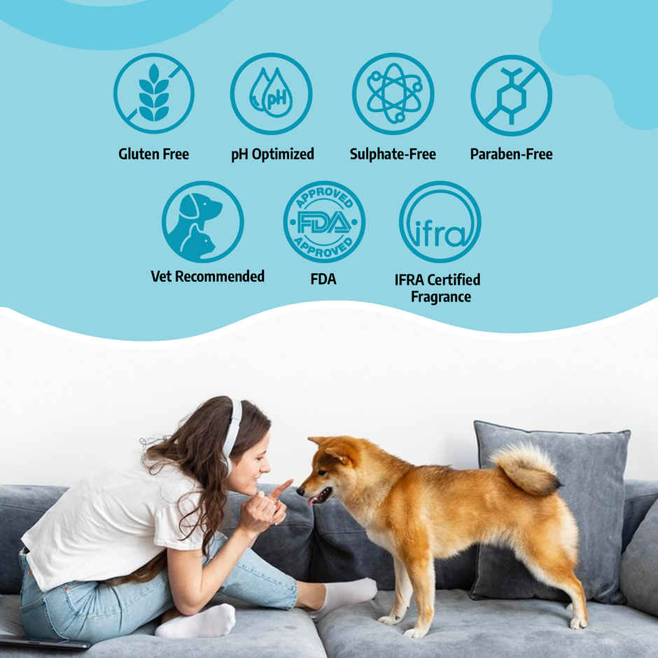 Petterati Dandruff & Itch Control Dog Shampoo Relieves Itching & Soothes