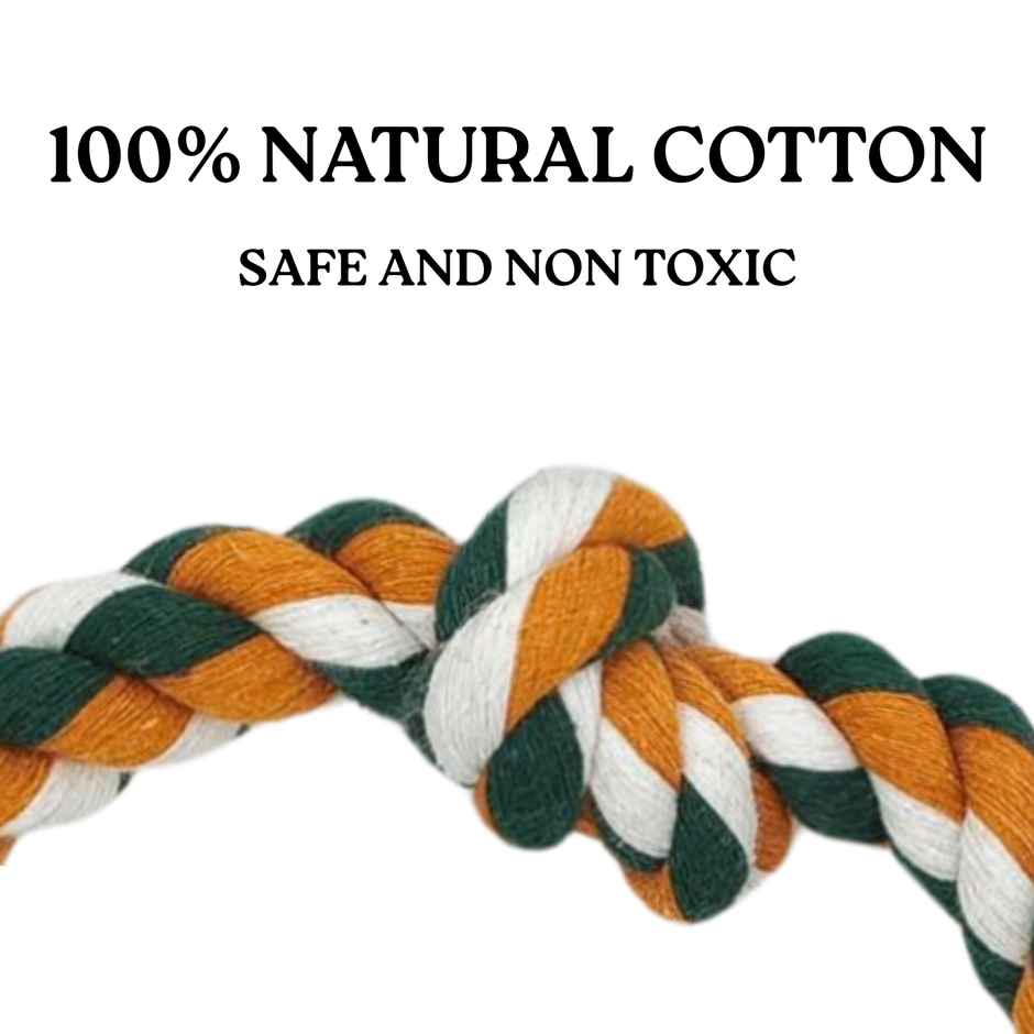 Payton Perry Cotton 5 Knot Rope Chew Toy | Multicolour