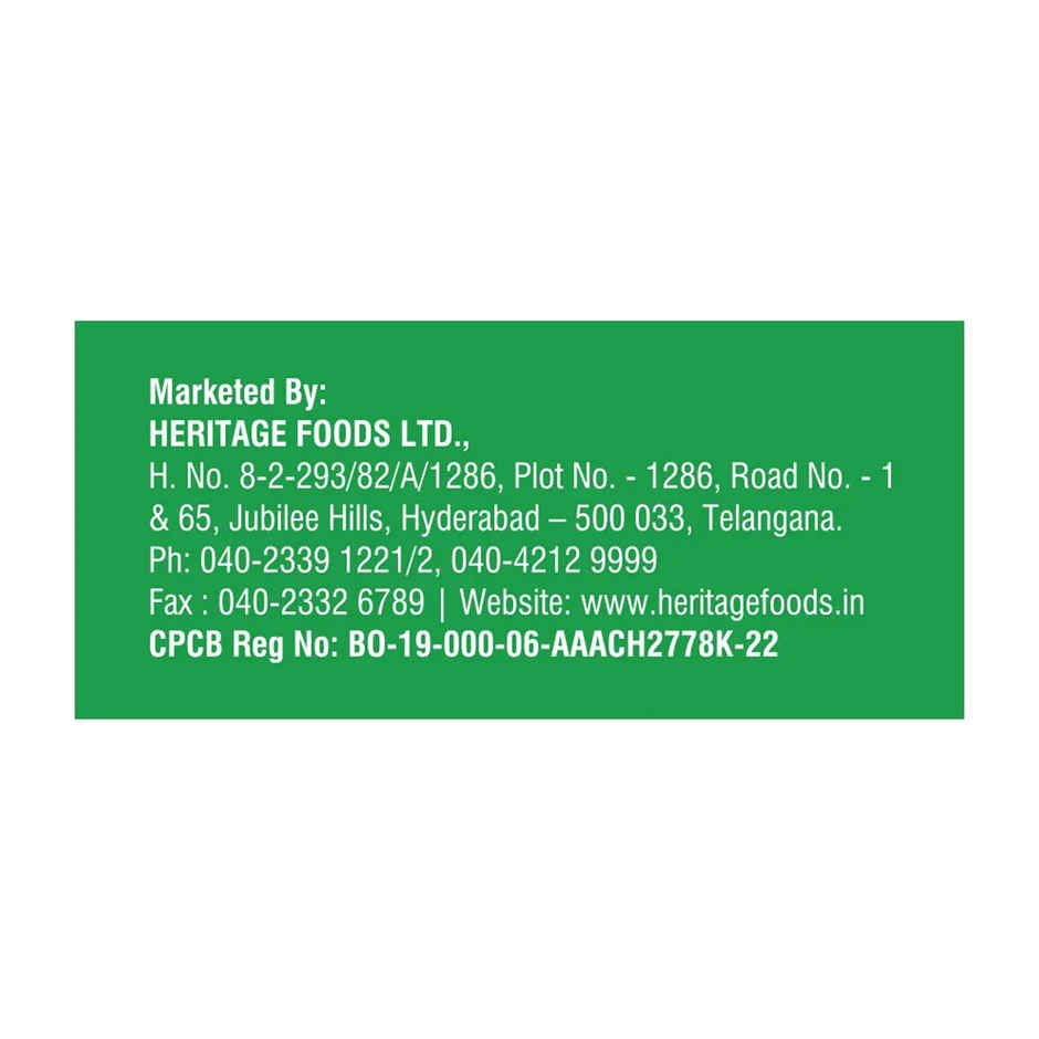 Heritage Sampurna A2 Buffalo Fresh Milk | Pouch