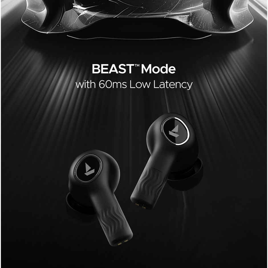 boAt Nirvana Ion TWS Earbuds w/ 120 HRS Playback & Crystal Bionic Sound (Charcoal Black)