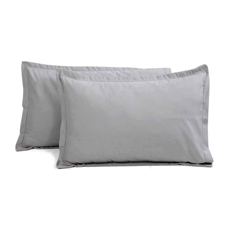 Status Pillow Cover Set Of 2 46 Cm x 69 Cm - Grey