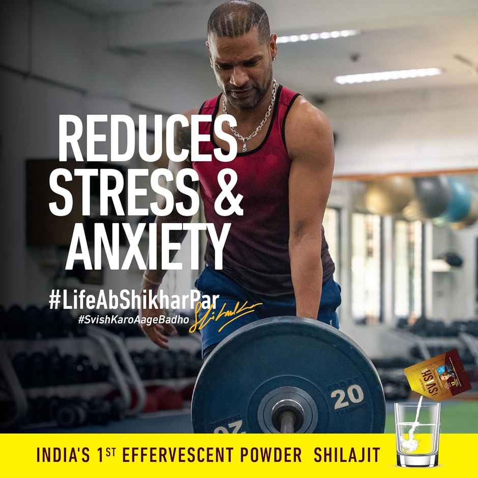 Isvish Himalayan Shilajit Effervescent Powder| Helps Improve Strength & Stamina