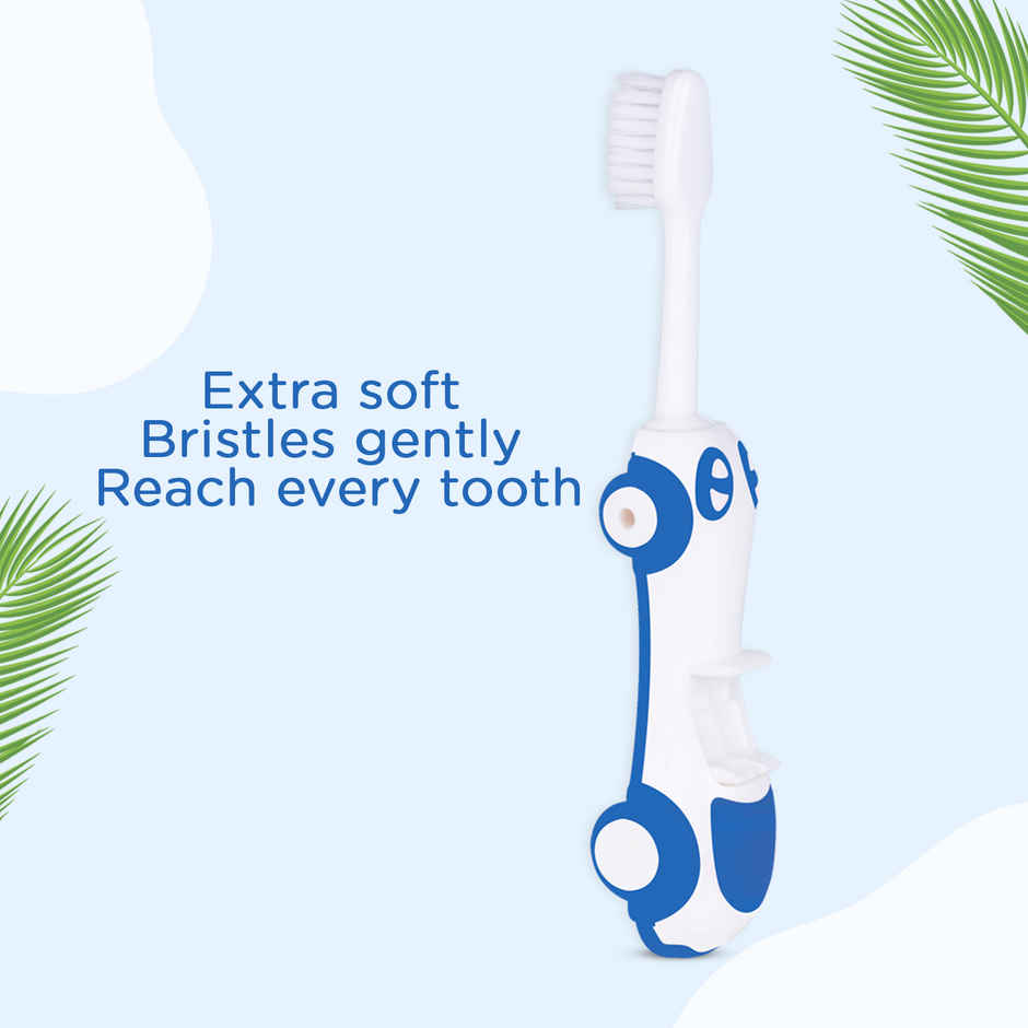 Mee Mee Baby Foldable Brush with Soft Bristles for Kids and Babies| Blue