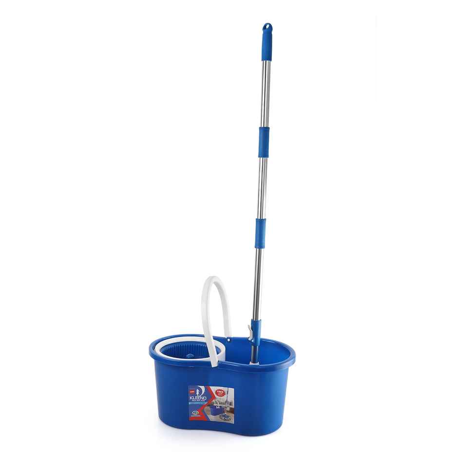 Cello Kleeno Compacto Spin Mop with 2 Refill | Blue