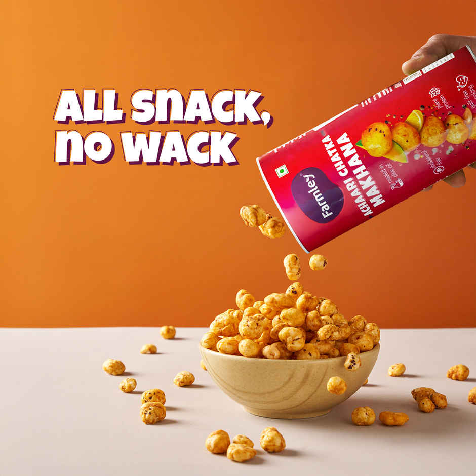 Farmley Achaari Makhana Roasted In Olive Oil Healthy Snacks