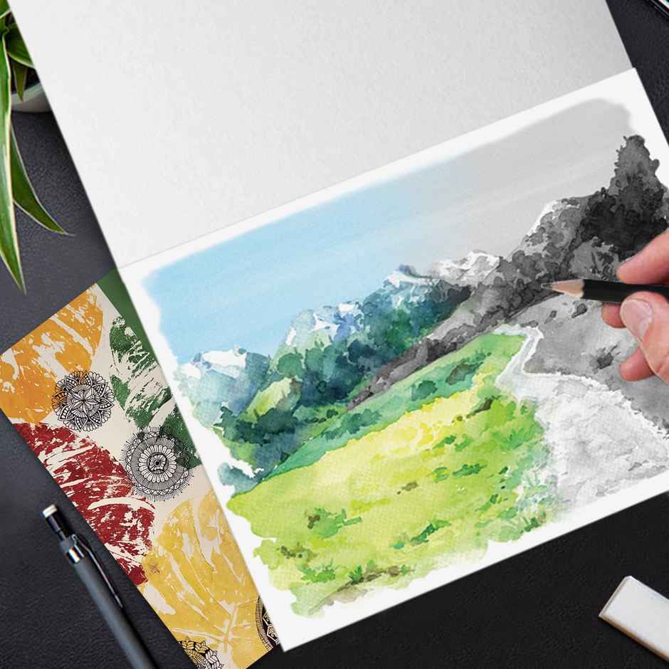 PaperPep Artists' Mixed Media Paper 200GSM A4 Pack of 12