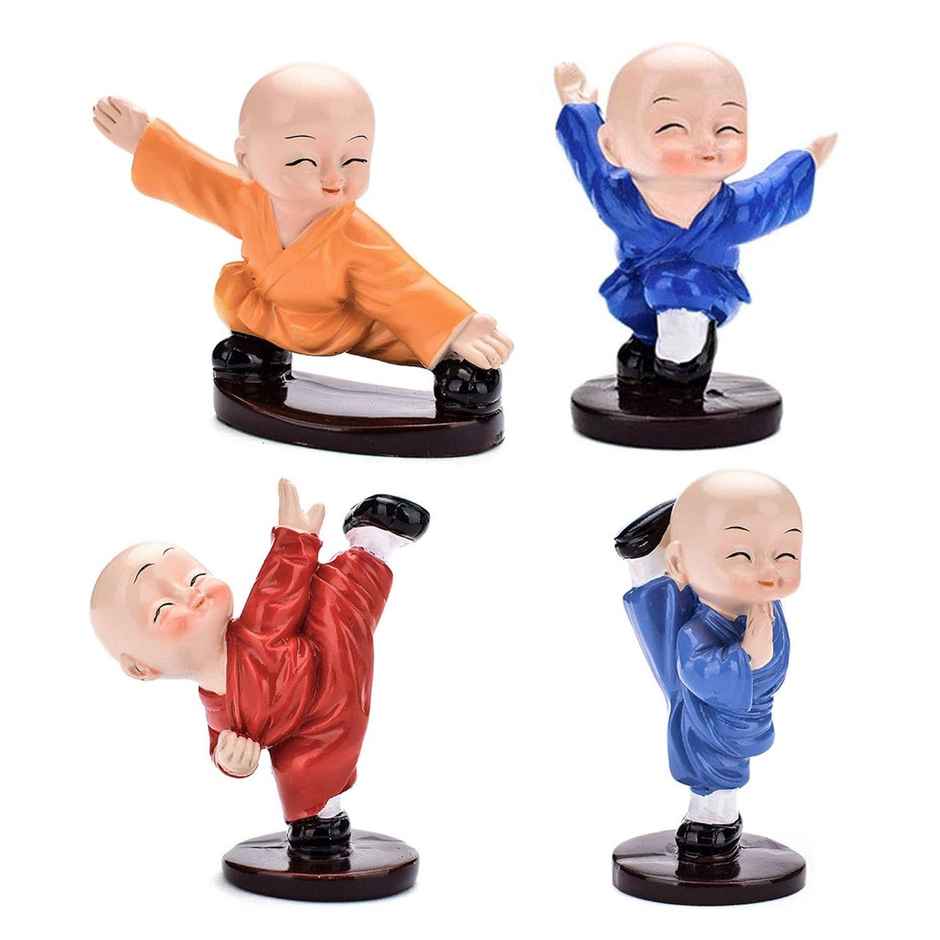 Tied Ribbons Miniature Buddha Monks