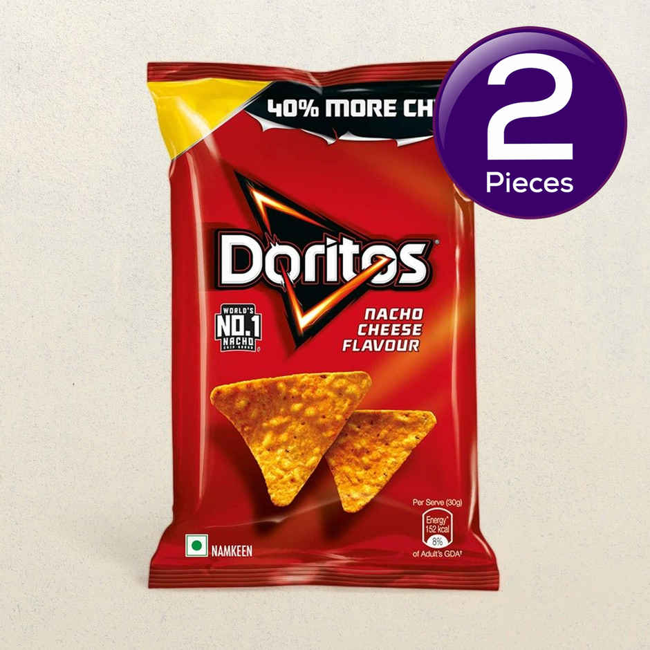 Doritos Nacho Cheese Flavoured Corn Chips Combo