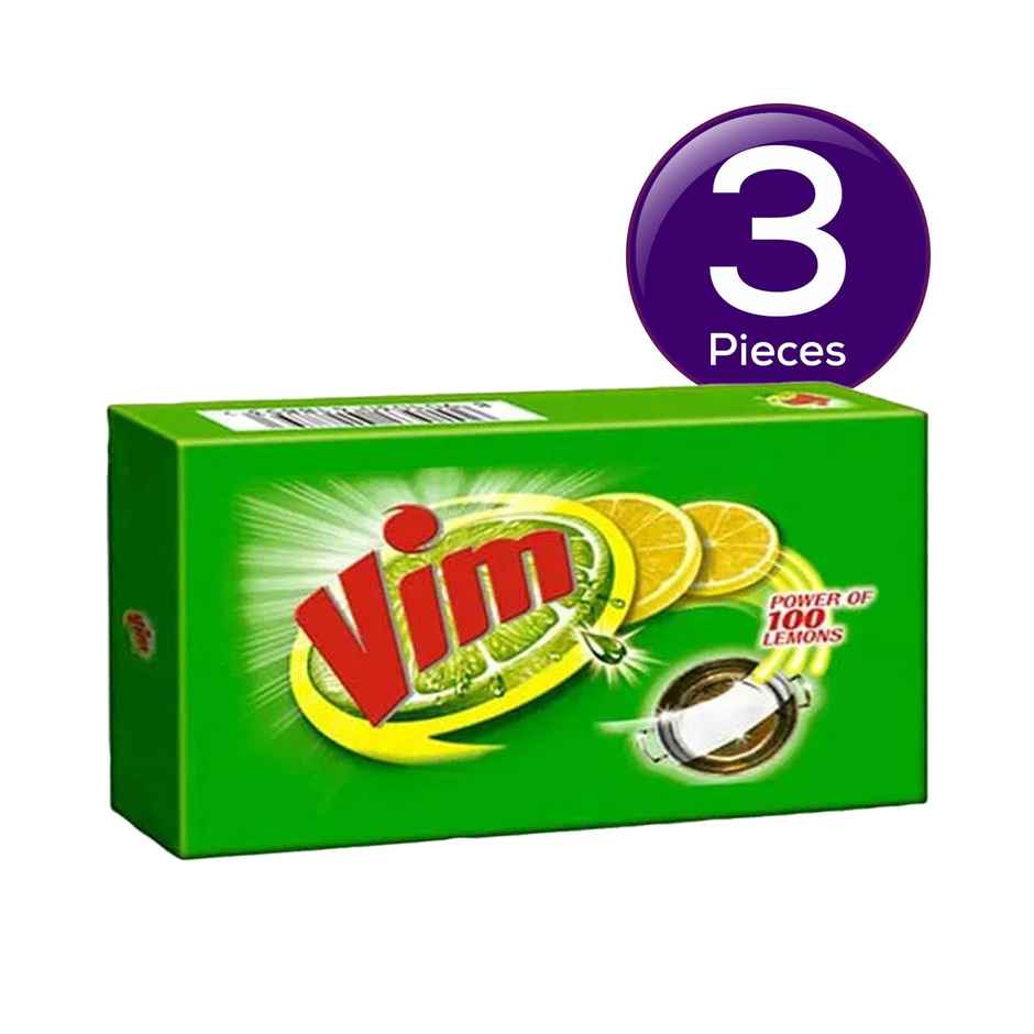 Vim Lemon Dishwash Bar Combo