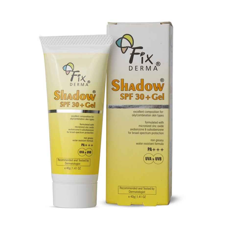 Fixderma Shadow Sunscreen SPF 30+ Gel Sunscreen For Oily Skin Sun Screen Protector SPF 30 For Body