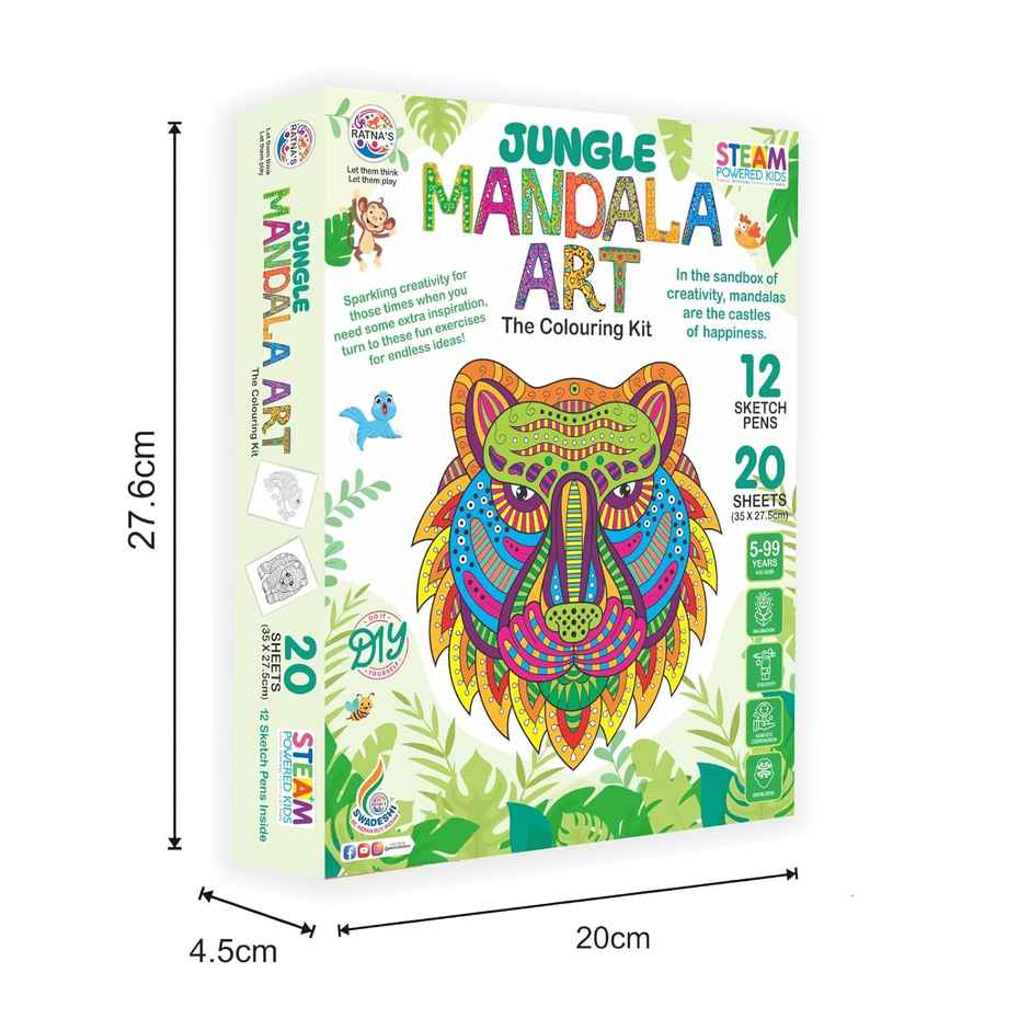 Ratna's Jungle Mandala Art