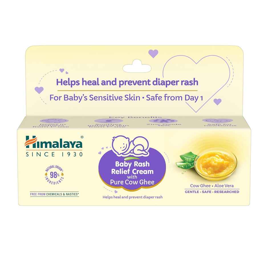 Himalaya Baby Rash Relief Cream With Pure Cow Ghee & Ph 5.5