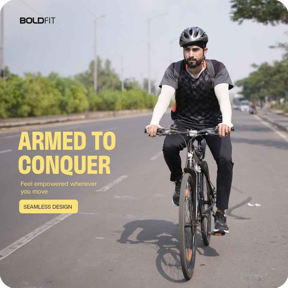 Boldfit UV Protection Arm Sleeves | Comfortable Hand Sleeves for Men & Women