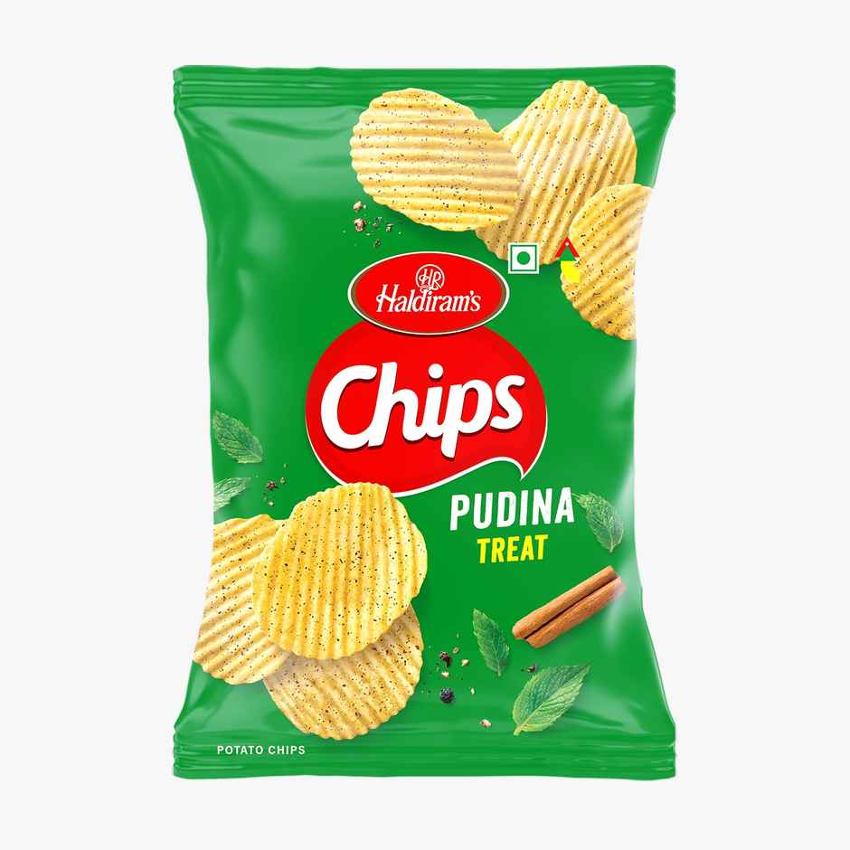 Haldiram's Chips | Pudina Treat | Tangy Mint Flavour
