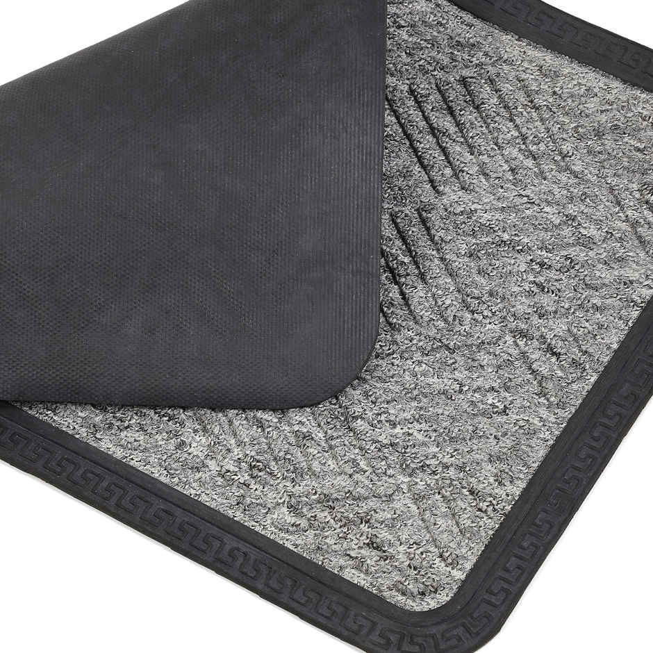 Status Pp Rubber Border Mat 38 Cm x 58 Cm - Grey
