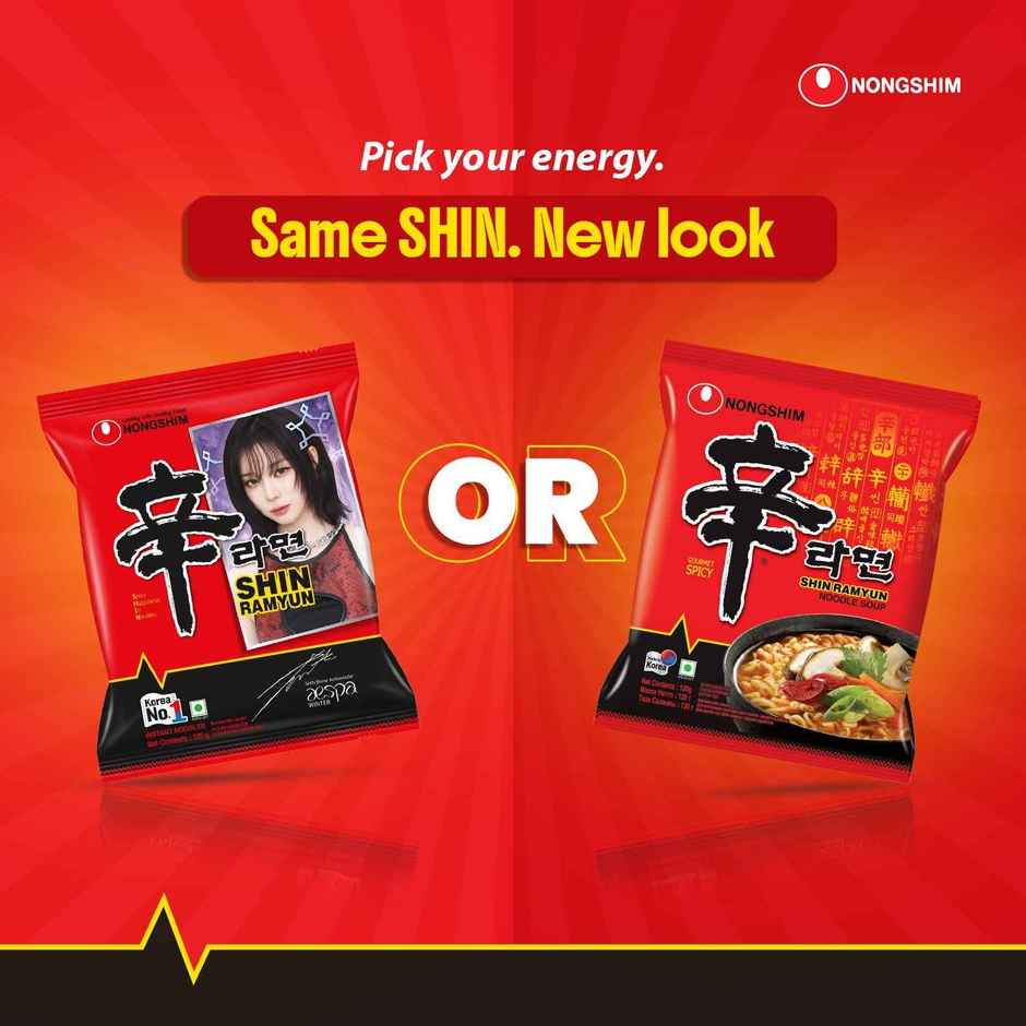 Nongshim Ansung Instant Noodle Soup(68gms), Nongshim Shin Ramyun Noodle Soup(120gms) & Nongshim Shin Ramyun Stir Fry Noodles with Cheese(136gms) Combo