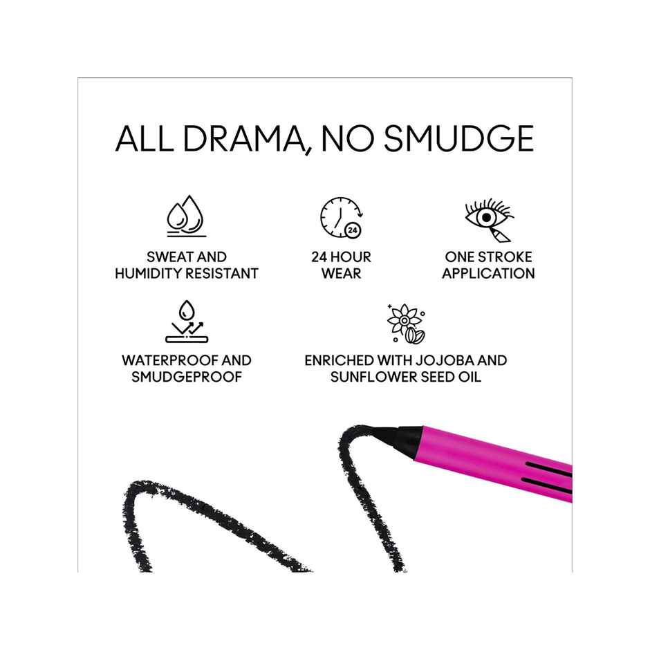 M.A.C In Extreme Dimension 24Hr Waterproof & Smudgeproof Kajal Eye Liner