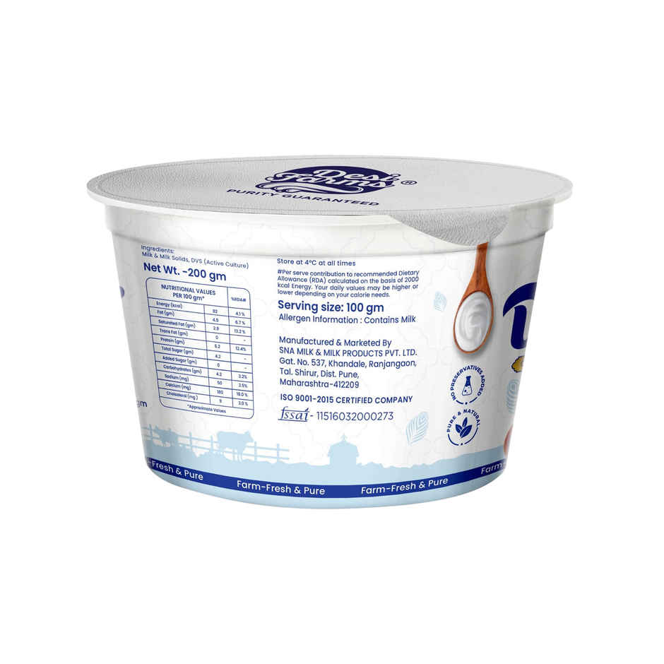 Desi Farms Malai Dahi Cup