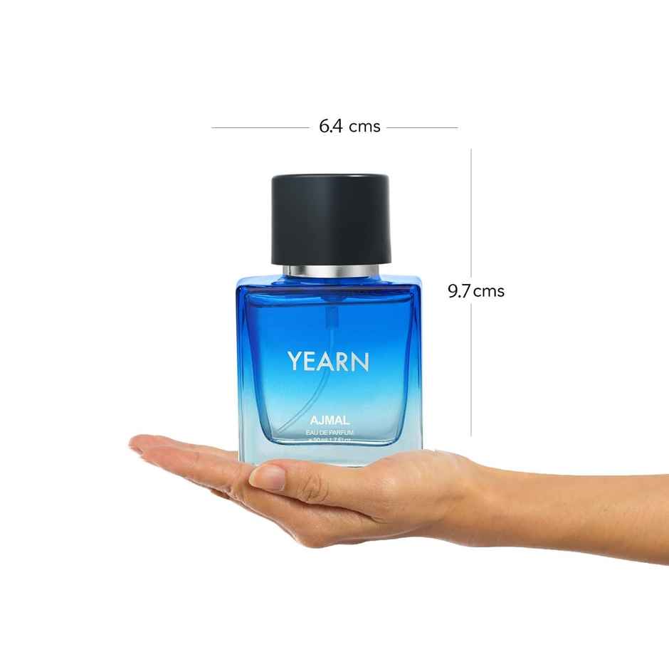 Ajmal Yearn Eau De Parfum Aquatic Perfume Long Lasting Scent Spray Party Wear Gift For Men
