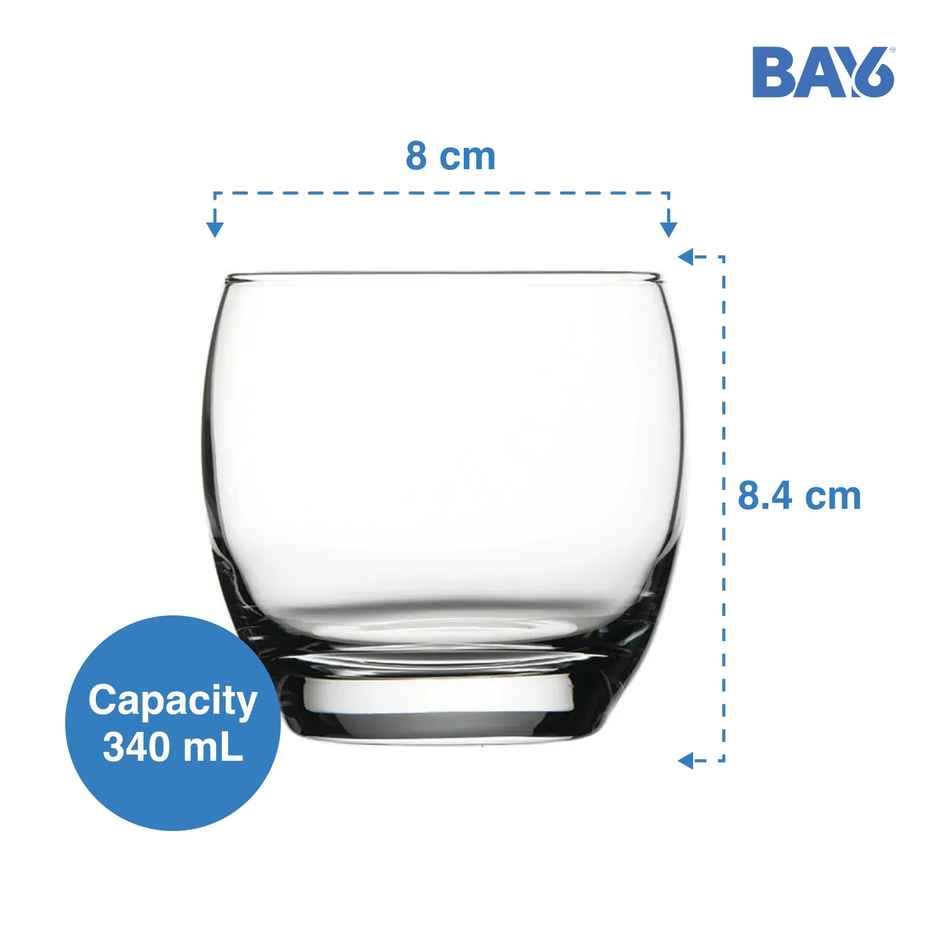 Imported Whisky Glass Set | 340 ml | 2 pc | BAY6