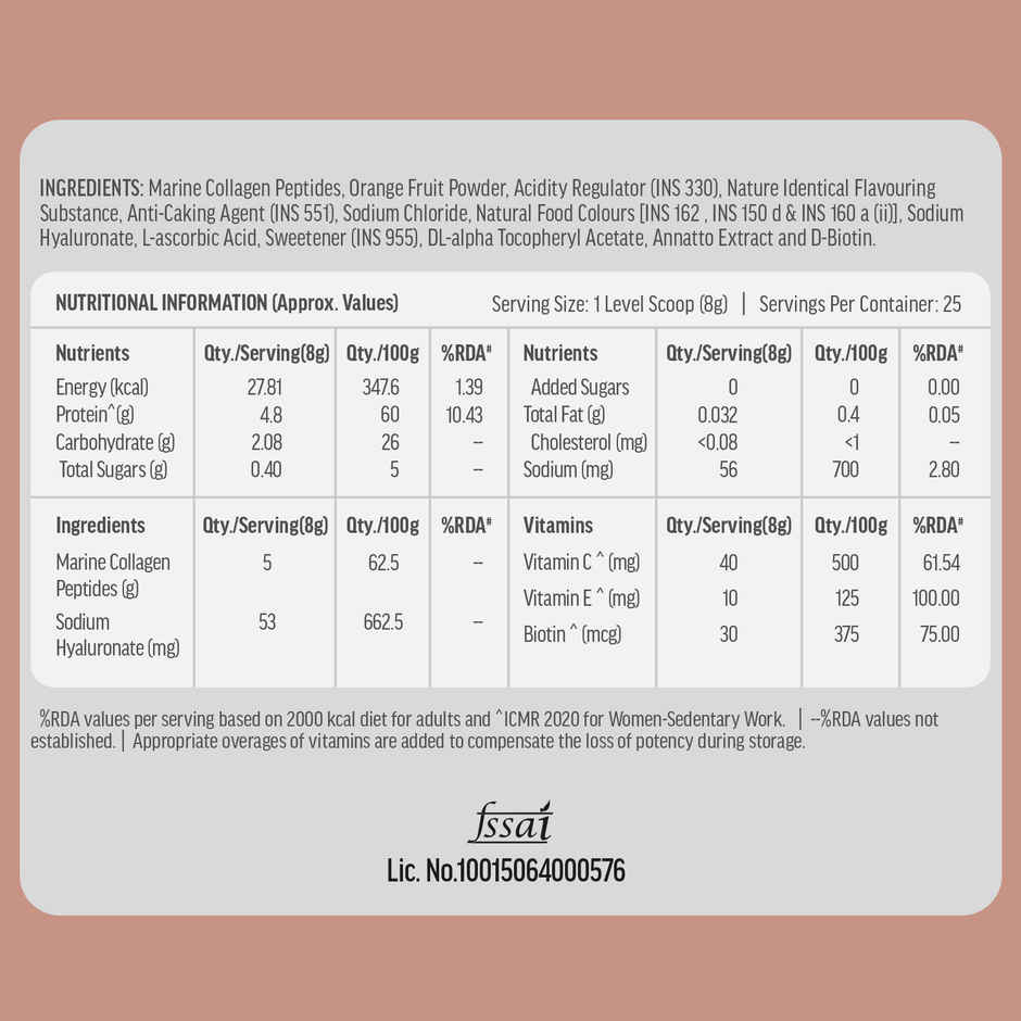 hk vitals Marine Collagen Supplement (Orange)