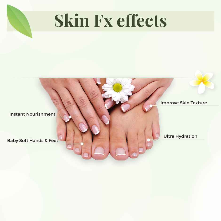 Skin Fx Foot Mask Instant Baby Soft and Moisturised Feet, Tea Tree Oil Peppermint Oil