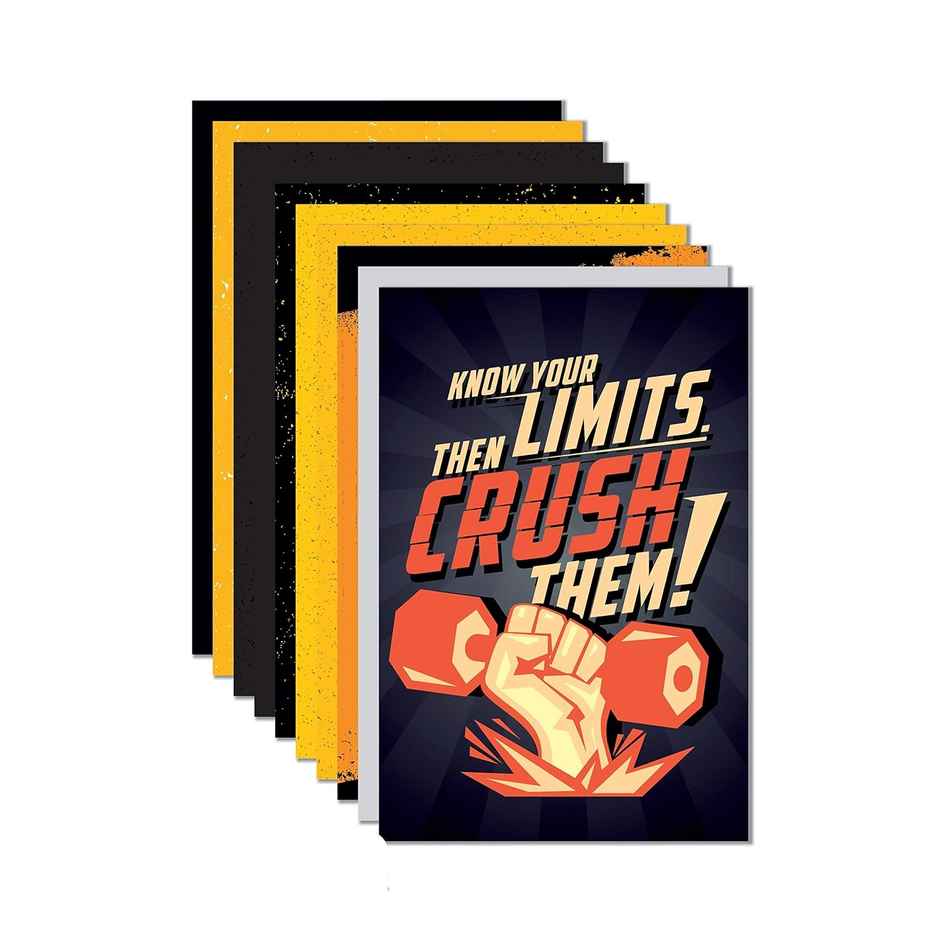 Paper Plane Design Wall Posters For Office Decor | Set of 10 | Size | 12 Inch x 18 Inch | D70