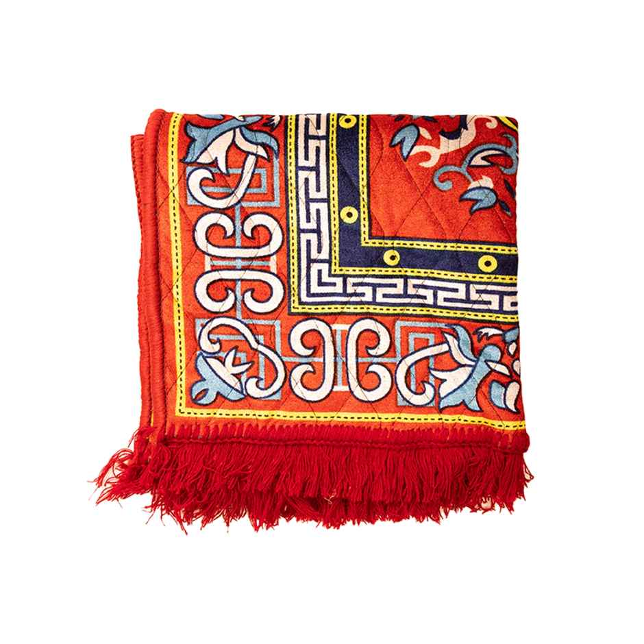 Pooja Aasan | Multicolor | 24 x 24 inch | Jai Kashi