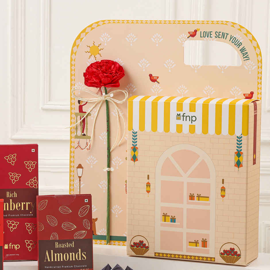 Everlasting Rose Treat Box Hamper | FNP