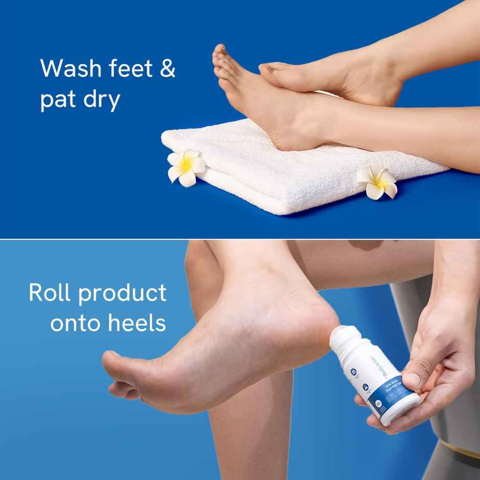 Be Bodywise 20% Urea Foot Cream Roll On | For Dry & Cracked Heels