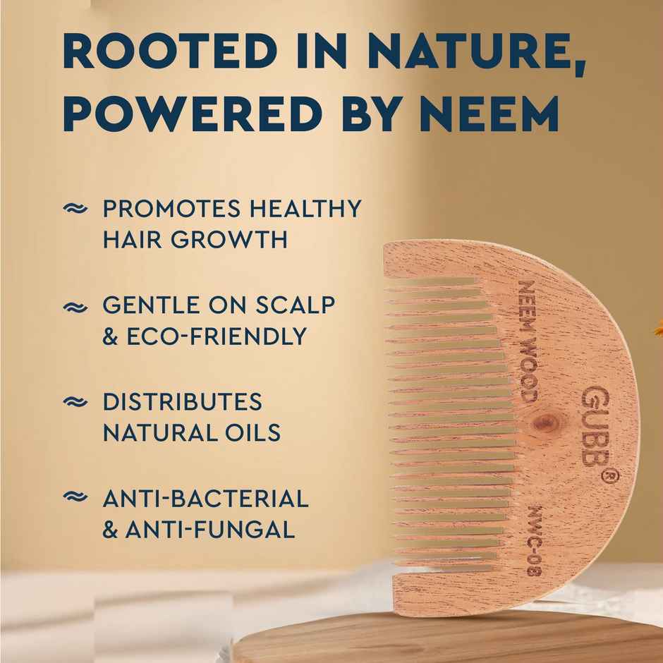 GUBB Wooden Pocket Comb