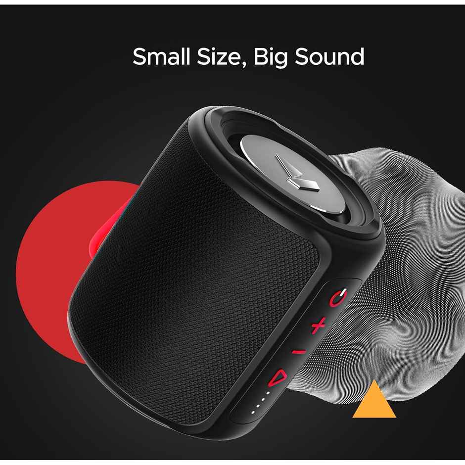 boAt Stone 352 Bluetooth Speaker w/ 10W RMS Stereo Sound & IPX7 Water Resistance (Raging Black)