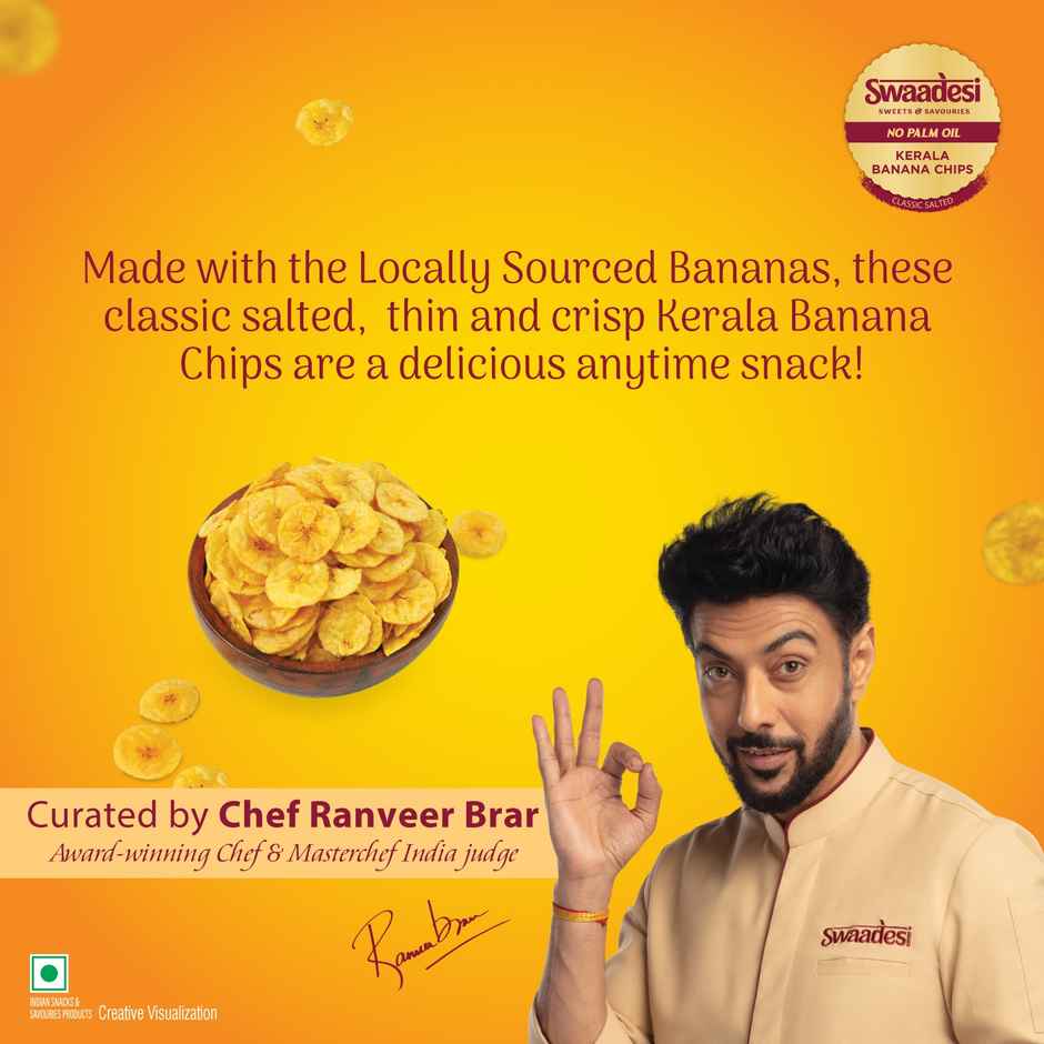 UNIBIC Kerala Banana Chips Classic Salted | No Palm Oil