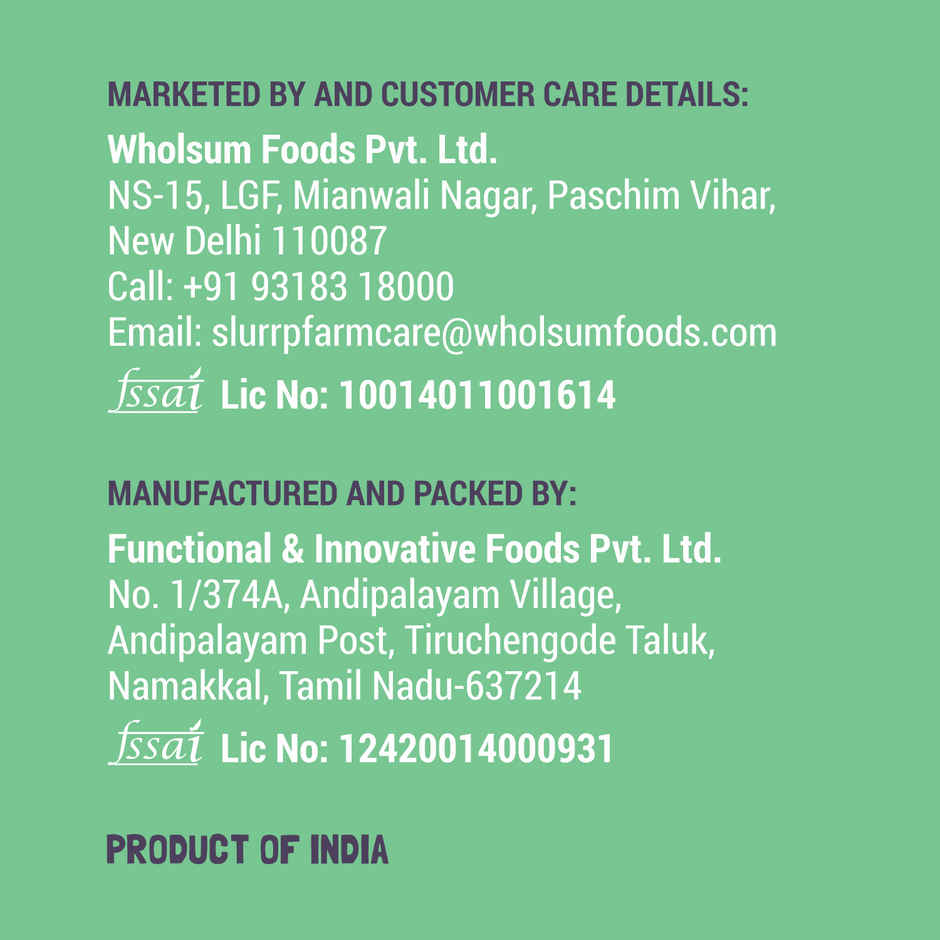 Slurrp Farm High Protein Millet Spinach Dosa Instant Mix | Natural And Healthy Food