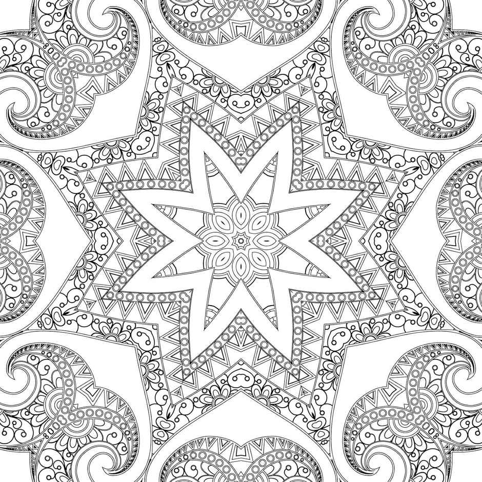 Refreshing Mandala Colouring Book for Adults- 2|Mandala Designs For Peace, Relaxation & Creativity