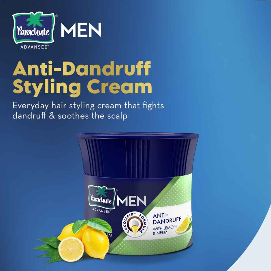 Parachute Advansed Men Hair Cream, Anti-Dandruff