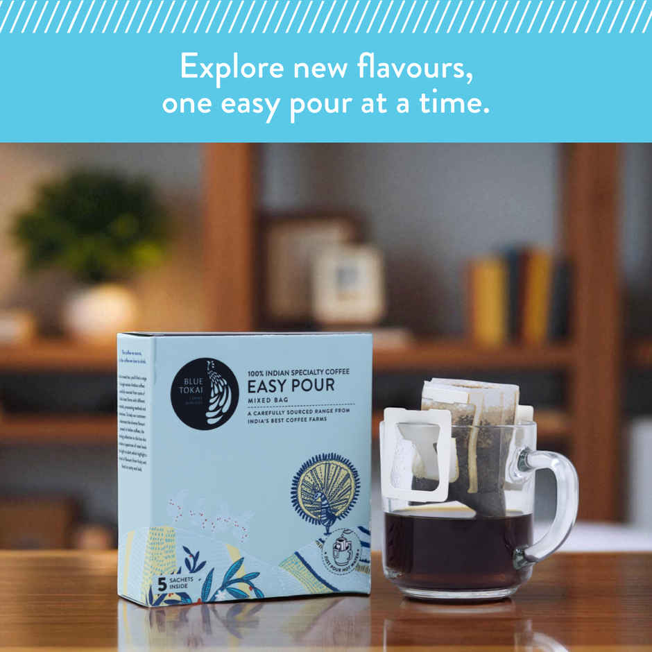 Blue Tokai Easy Pour Light Ground Coffee