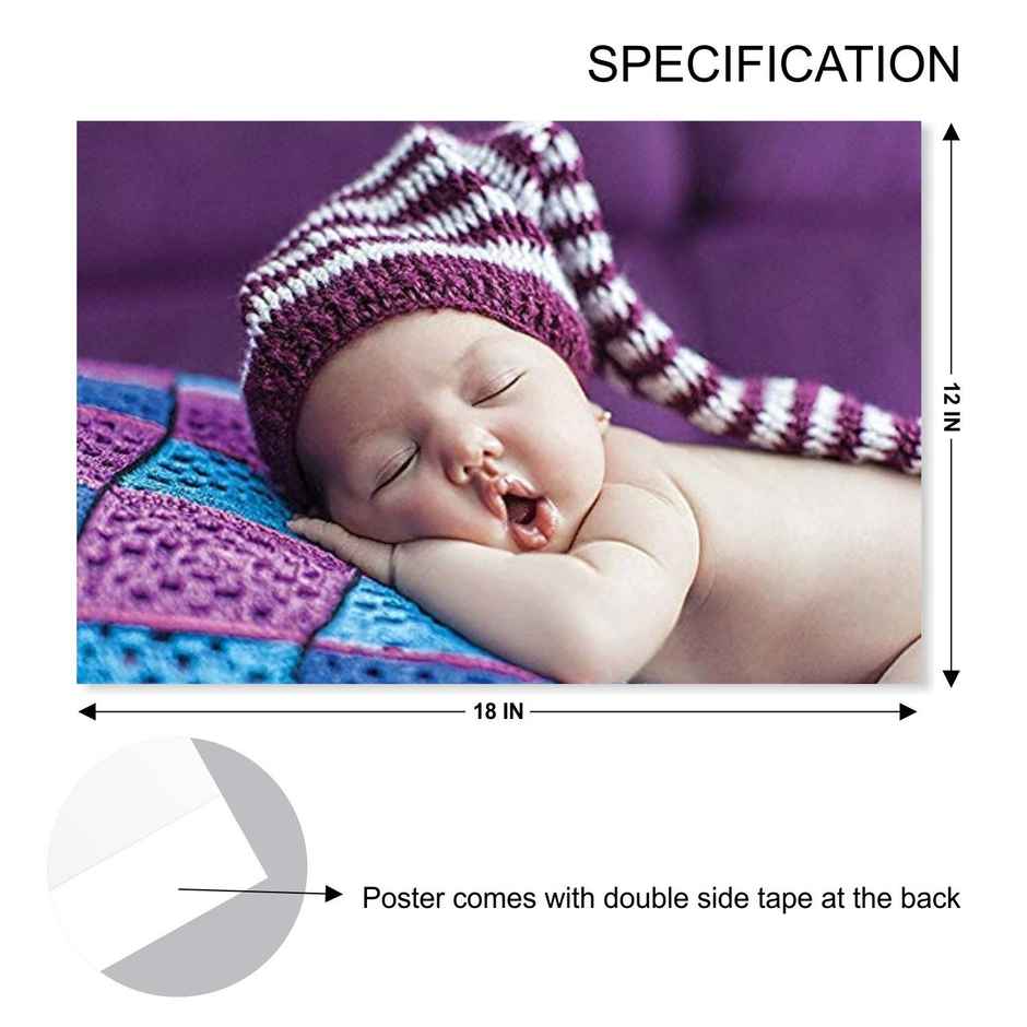 Paper Plane Design Cute Baby Posters | Set Of 6 | 12 x 18 Inch | D3