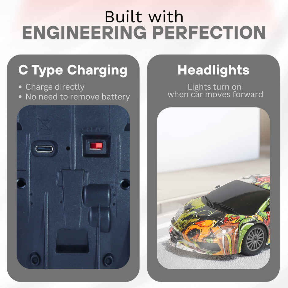 Frendo 1:24 Hi Speed Remote Control Car - Lam Graffiti | Multicolour