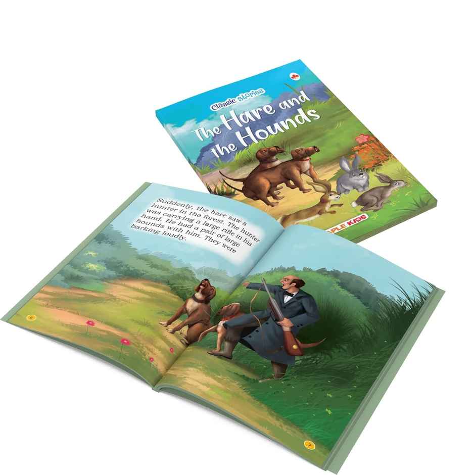 Story Books for Kids - Classic Stories (Illustrated) (Set of 10 Books) - Moral Stories