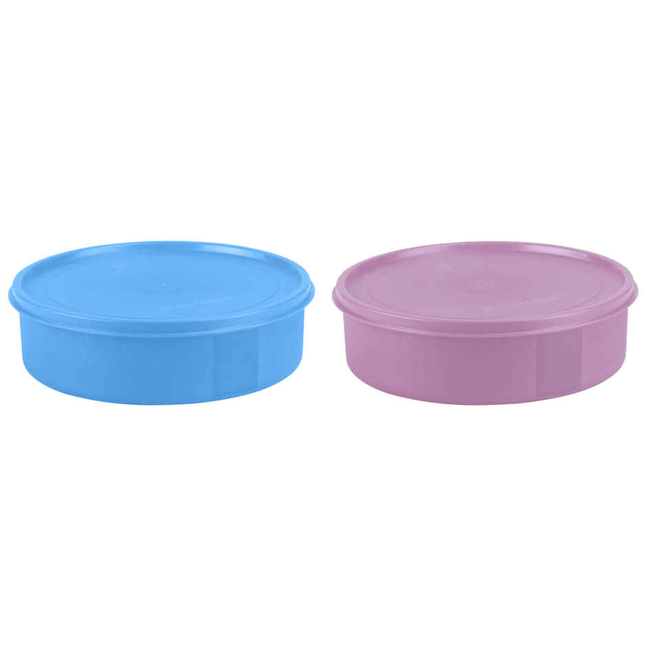 Joyo Fresherware Round Containers With Lid For Multipurpose Storage, BPA Free, 1600ml, Assorted
