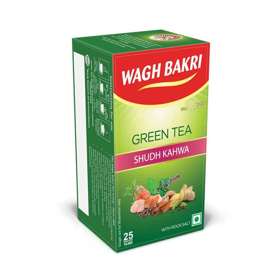 Wagh Bakri Shudh Kahwa Green Tea