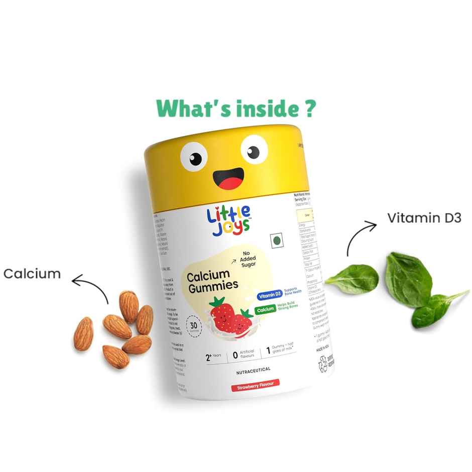 Little Joys Calcium Gummies | 2+ Years - Strawberry
