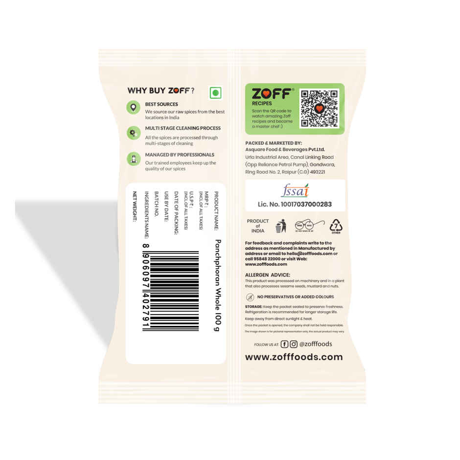 ZOFF Panch Phoran Whole