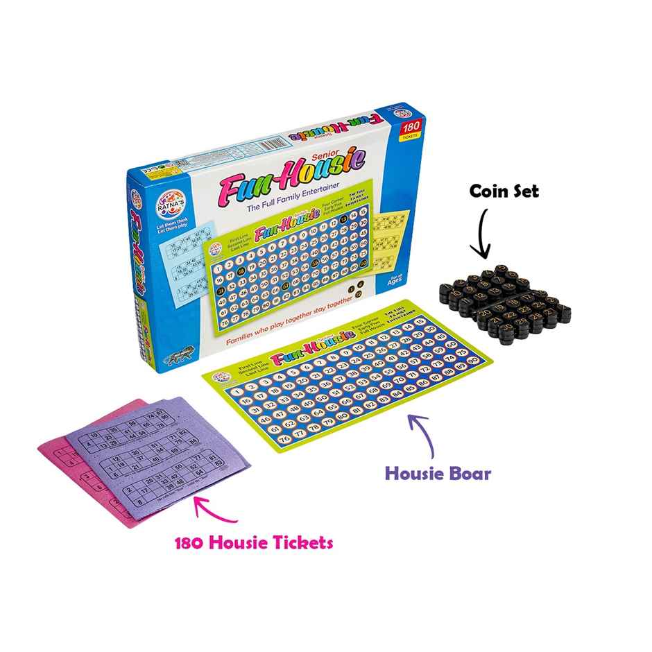Ratna's Fun Housie Sr.| 180 Tickets | Assorted