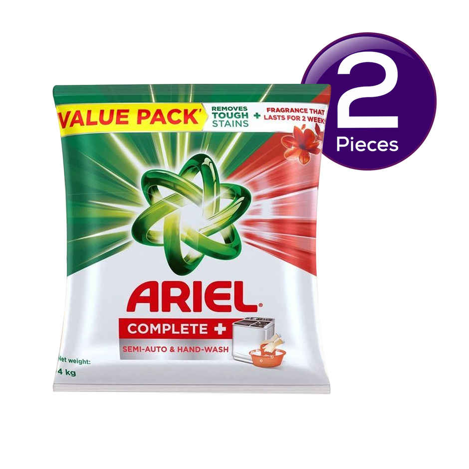 Ariel Complete Detergent Powder | Removes 100 Tough Stains in 1 wash Combo