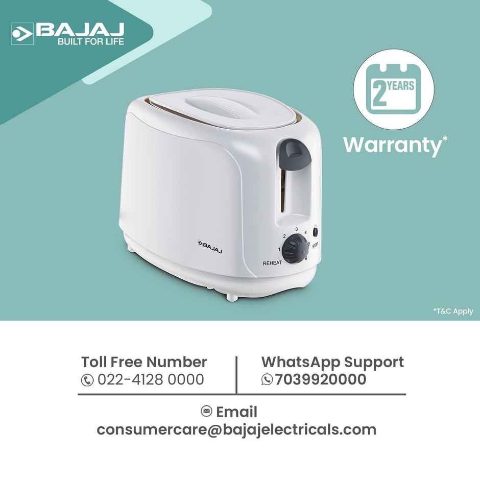 Bajaj Auto Pop Metallic Toaster Atx 4