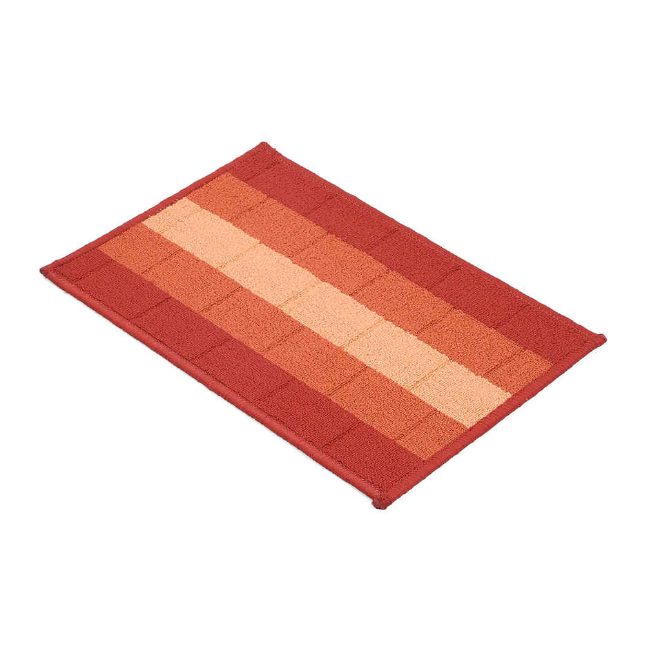 Status Iris Anti- Skid Floor Mat | 38 x 58 cm | Orange